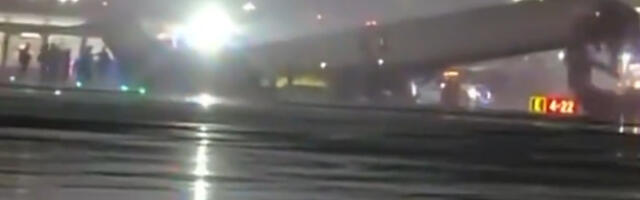 Bizarna nesreća na aerodromu u Njujorku: Avion se sudario sa vozilom, pojavili se jezivi snimci