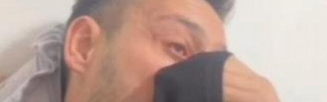 NIJE MOGAO DA SAKRIJE SUZE RADOSNICE! Pogledajte reakciju Milana Vasiča kada je saznao da mu je žena trudna! (VIDEO)