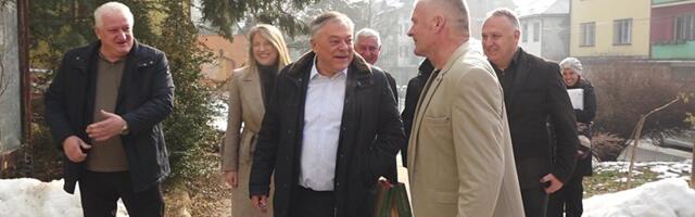 Novica Tončev u poseti Priboju