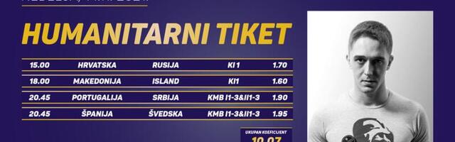 Humanitarni tiket u podne: Darko Ivić tipuje za desetogodišnjeg Sergeja Milićevića