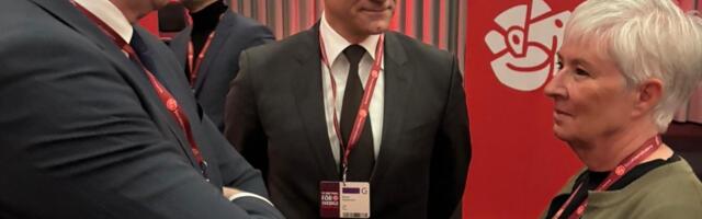 Đilas, Stefanović i Miljuš na 42. kongresu švedske socijaldemokratske partije