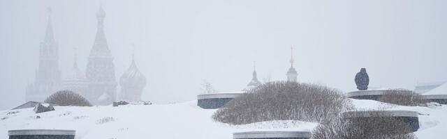 U Moskvi palo pola metra snega