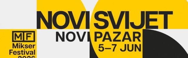 Mikser Festival u Novom Pazaru od 5. do 7. juna, pod sloganom „Novi svijet“