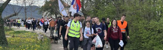 Plan dočeka studenata koji pešače do Kraljeva u Bresnici i Mrčajevcima