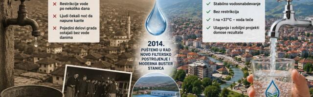 Novi Pazar danas ima vodu i na +37°C: nekad su bile restrikcije