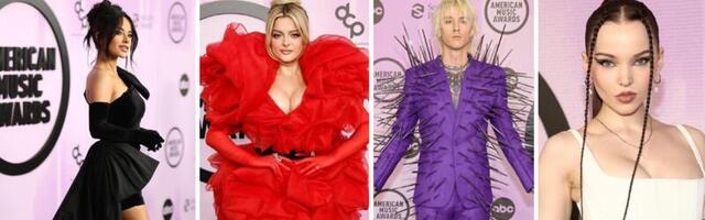 Moda sa crvenog tepiha na American Music Awards 2022.