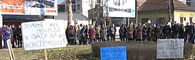 U toku blokada kružnog toka kod “Moravice“