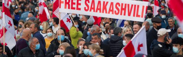 Desetine hijada ljudi demonstriralo tražeći oslobađanje Sakašvilija