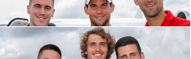 ADRIA TOUR: Đokovići dočekali Tima i Zvereva