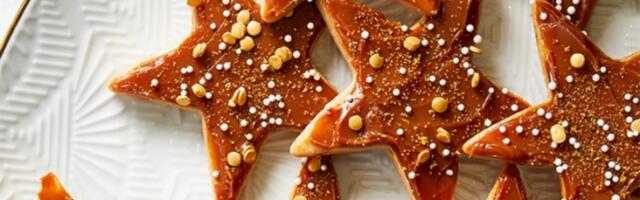 Novogodišnje zvezdice sa dulce de leche prelivom