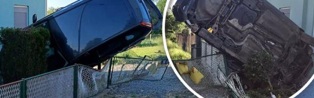 Nestvarna scena iz Hrvatske: Pogledajte gde je završio automobil nakon nesreće, vozač uspeo sam da izađe