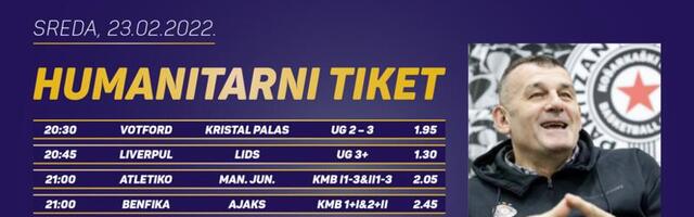 Humanitarni tiket u podne: Zoran Savić tipuje za NORBS