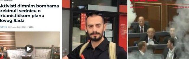 ĐILASOVAC U STILU ALJBINA KURTIJA BACA DIMNE BOMBE NA SRBE! Brajan Brković upao na sednicu!