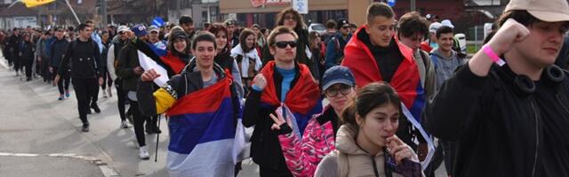 Pančevo večeras sprema doček studentima koji pešače ka Beogradu