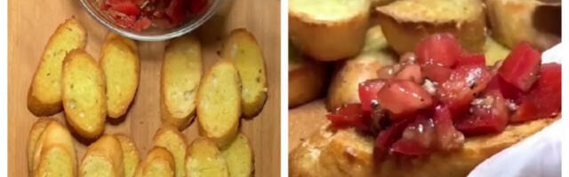 RECEPT ZA DOMAĆE BRUSKETE SA PARADAJZOM: Brzinska letnja večera od svega par sastojaka!