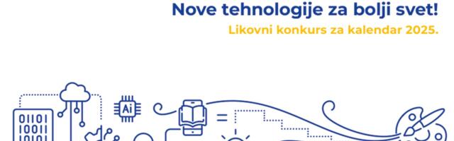 Otvoren likovni konkurs za kalendar EU PRO Plus programa za 2025. godinu „Nove tehnologije za bolji svet!“