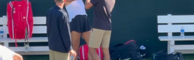 And just like that... Nole i Arina ponovo u izazovu, ona mu poručila: Lako ću da te dobijem! /VIDEO/