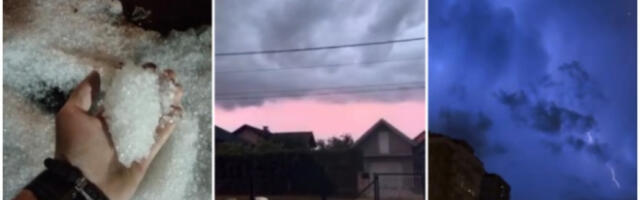 LJULJNULO NEVREME U OVOM DELU SRBIJE Zabelelo se usred proleća, munje zaparale nebo, jezivi snimci prirodnih nepogoda! (VIDEO)