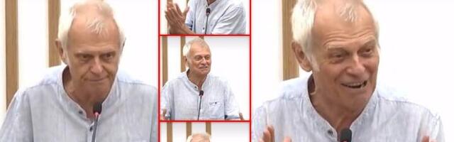 Branko Kockica o Šapiću ni reči, samo grimase (VIDEO)