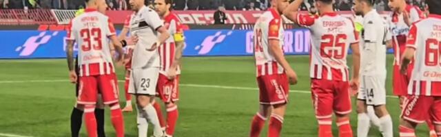 Mitrović se sukobio sa igračima Zvezde: Pogledajte kako je "zakuvalo" u kaznenom prostoru na večitom derbiju