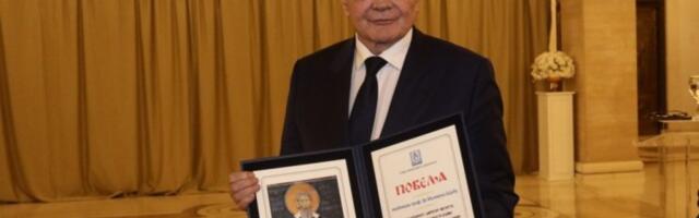 ZASLUŽENO PRIZNANJE! Svetosavska povelja za profesora Bojića