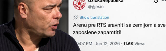 Претња медијима на Иксу: „Арену пре РТС сравнити са земљом”
