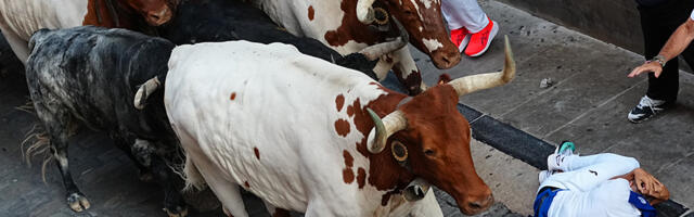 Na festivalu San Fermin u Španiji povređene tri osobe tokom trke s bikovima