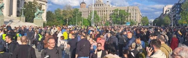"Srbija protiv nasilja": Novi mirni skup građana u centru Beograda