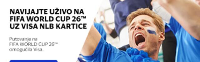 Visa i NLB Komercijalna banka te vode na FIFA World Cup 2026™