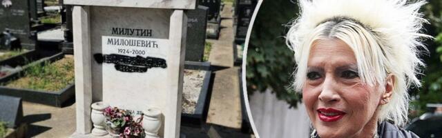 Dve godine od smrti Slađane Milošević: Rok princezi oskrnavili grob (FOTO)