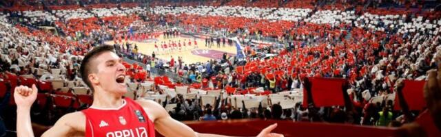 BOGDANOVIĆ U TRANSU ZBOG ZVEZDE: Bogdan silovito proslavio pobedu crveno-belih i slomio srca Grobara
