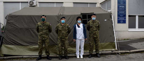 Vojska u Zagrebu postavila dodatne šatore za trijažu