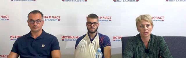 Student iz Čačka Stefan Bošković opisao kako su ga maskirani ljudi bez policijskih oznaka pretukli na blokadi