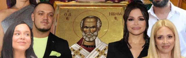 OVE POZNATE LIČNOSTI DANAS SLAVE SVETOG NIKOLU! Zavirite u domove poznatih! (FOTO)