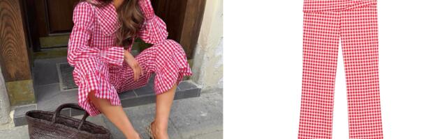 Dosadile su vam tufne? Pantalone u gingham printu su pravo osveženje ovog proleća
