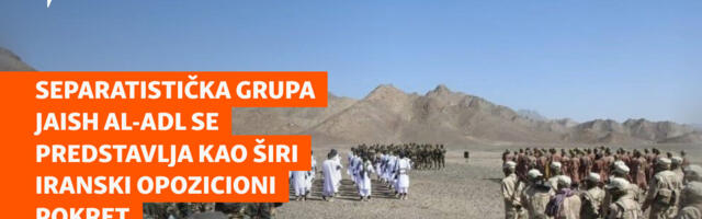 Separatistička grupa Jaish al-Adl se predstavlja kao širi iranski opozicioni pokret