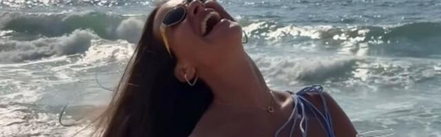 Preplanuloj Dragani Kosjerini spala bretela, ona počela zavodljivo da se smeje: "Za nekoliko meseci..."