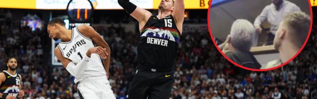 (VIDEO) Jokićev brat u sukobu sa navijačem! Podsmevao se Nikoli, Strahinja potpuno poludeo