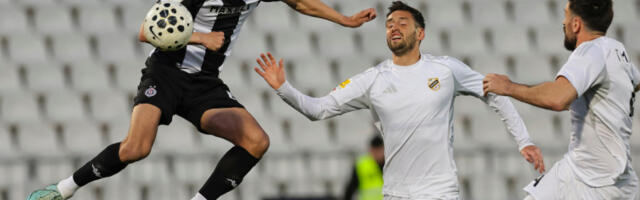 SVEGA JE BILO, ALI GOLOVA NE! Partizanu nije pomogao ni igrač više, Čukarički odoleo naletima crno-belih!