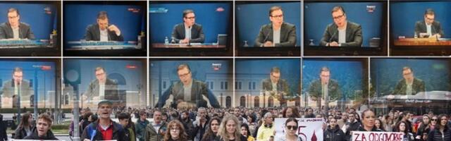 Zašto su VUČIĆU draže TV KAMERE od NARODA?