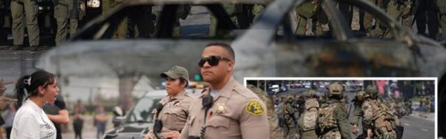 ZAVRŠENI PROTESTI U LOS ANĐELESU: Policija tukla blokadere, voditeljka UPUCANA U NOGU, čak se i pljačkalo po gradu, a Kamala prozivala Trampa! (VIDEO)