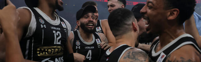 PARTIZAN OSMI PUT ŠAMPION ADMIRALBET ABA LIGE! Budućnost nije imala šanse - MOĆAN PERFORMANS CRNO-BELIH!