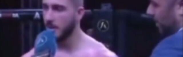 MMA borac iz BiH pobedio Srbina, publika mu zviždala, a onda je uzeo mikrofon i napravio skandal!