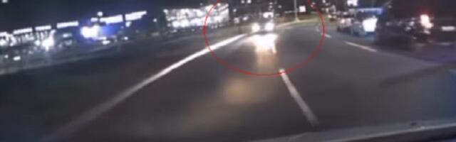 Vozio u u kontra smeru kod beogradskog aerodroma (VIDEO)