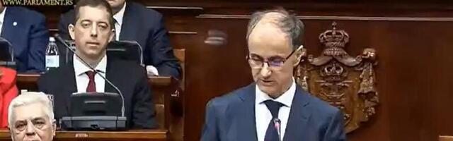 Prvi govor novog premijera: Prihvatio sam ovu dužnost, koja me je snašla i zadesila