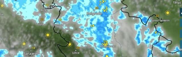 Pogledajte radarske snimke, olujni oblaci jure ka Srbiji: Evo kada nevreme stiže u Beograd! (FOTO)