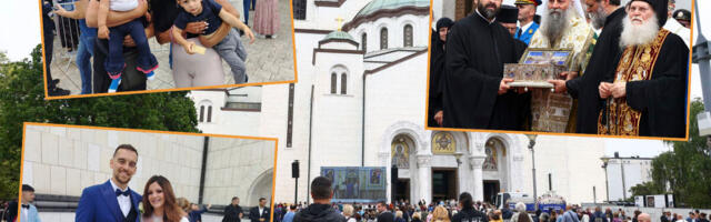"Bog je tako hteo, sveta ruka je bila iznad nas": Skoro milion ljudi ispratilo svetinju, a onda scena za pamćenje! Dvoje mladih se venčalo ispod Časnog pojasa!