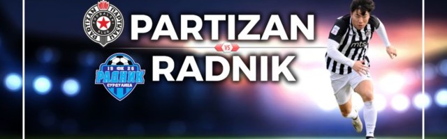 UŽIVO: Partizan - Radnik 0:0