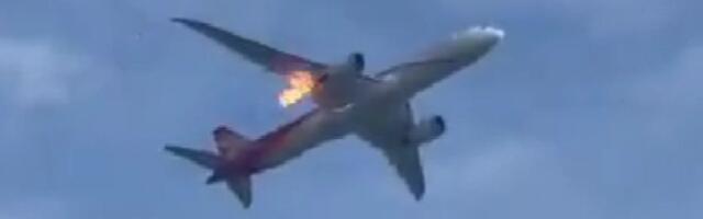 Drama iznad Rima: Avionu se zapalio motor (VIDEO)