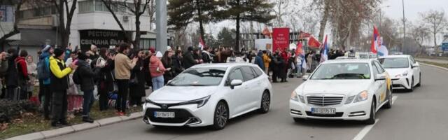 Taksisti najavili prevoz studenata iz Niša natrag u Kragujevac